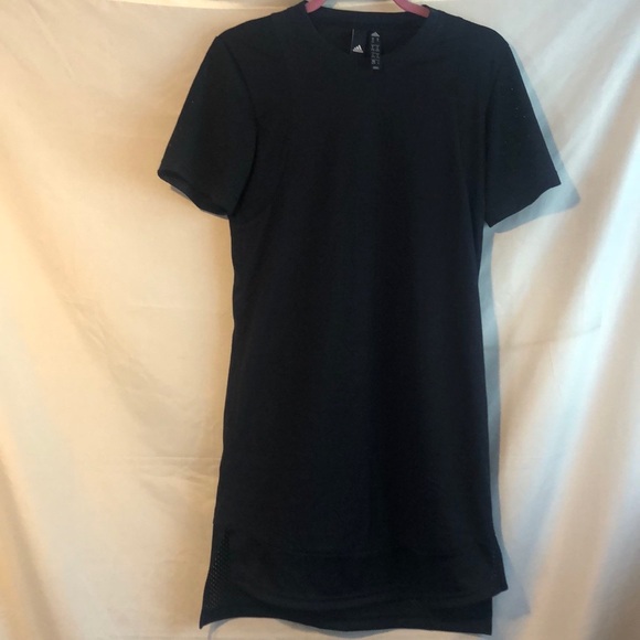 Adidas Mesh Sleeve Tshirt Dress Size XSmall - Picture 2 of 6